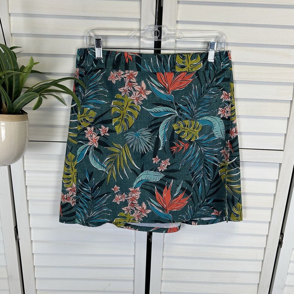 Rip Skirt Vintage Bali Jungle Wrap Sarong Beach Coverup Tropical Size M